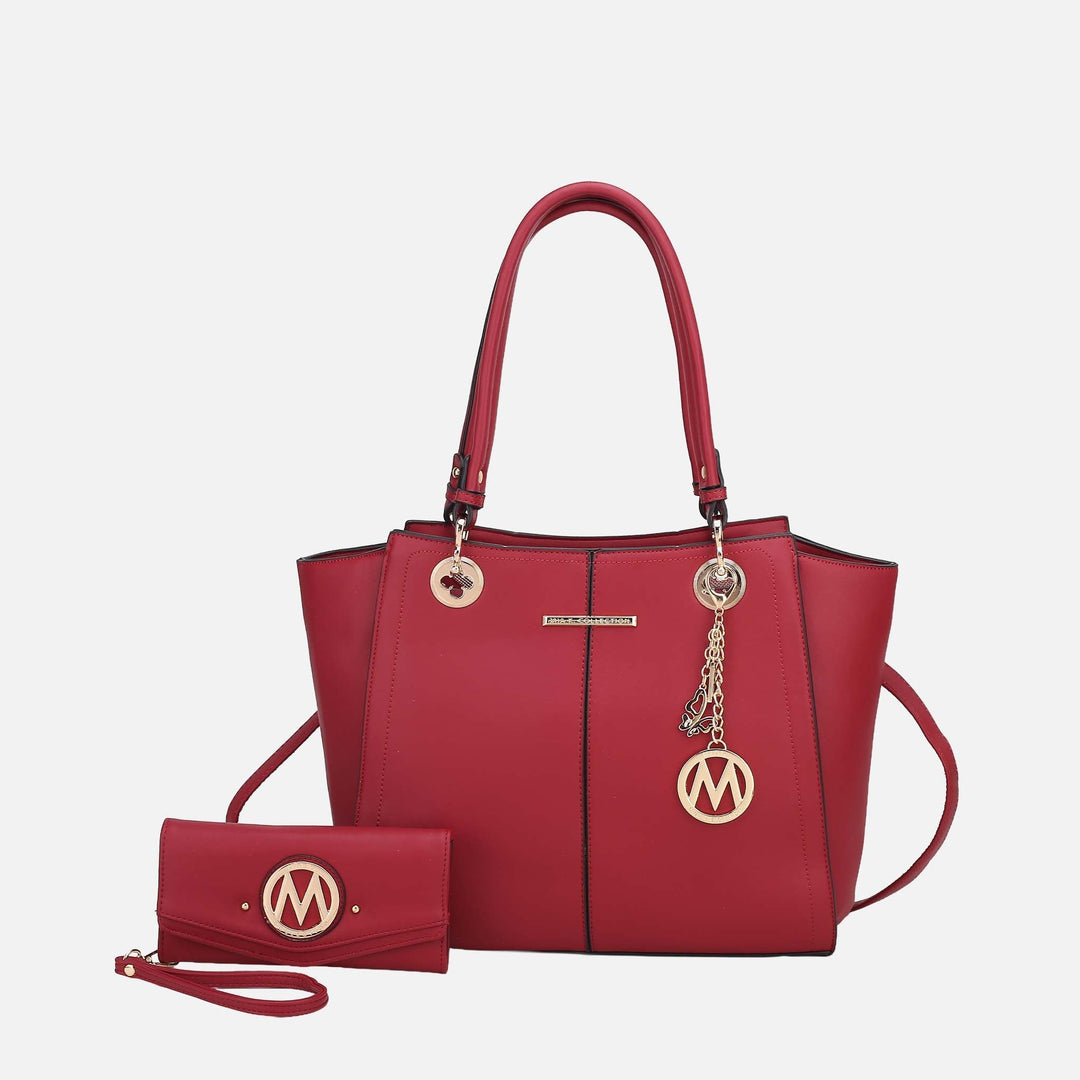 MKF Collection By Mia K Ivy Tote Bag And Set