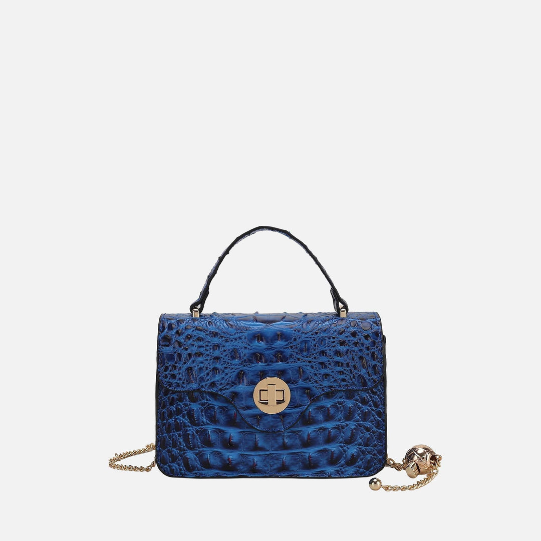 Croco Red MKF Collection By Mia K Mae Shoulder Bag