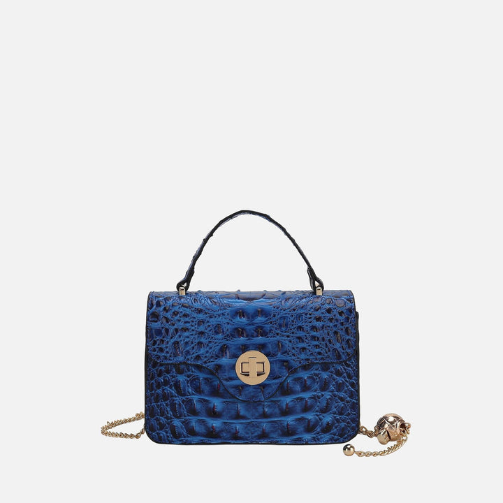 Croco Red MKF Collection By Mia K Mae Shoulder Bag