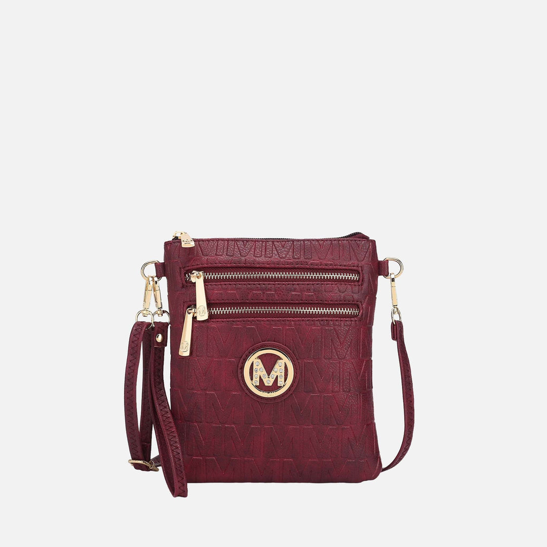 Midnight Blue MKF Collection By Mia K Scarlett Signature Crossbody Bag