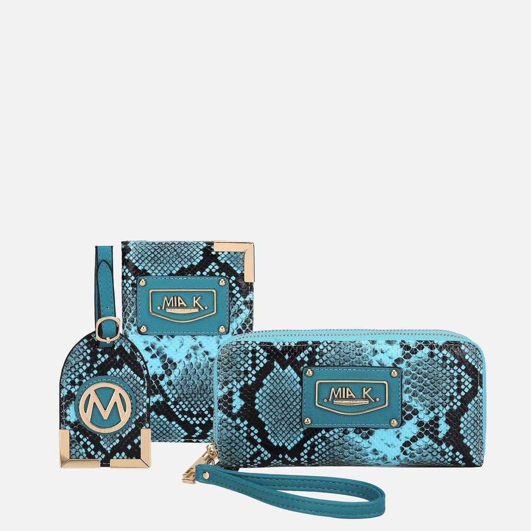 MKF Collection By Mia K Darla Wallet And Travel Set