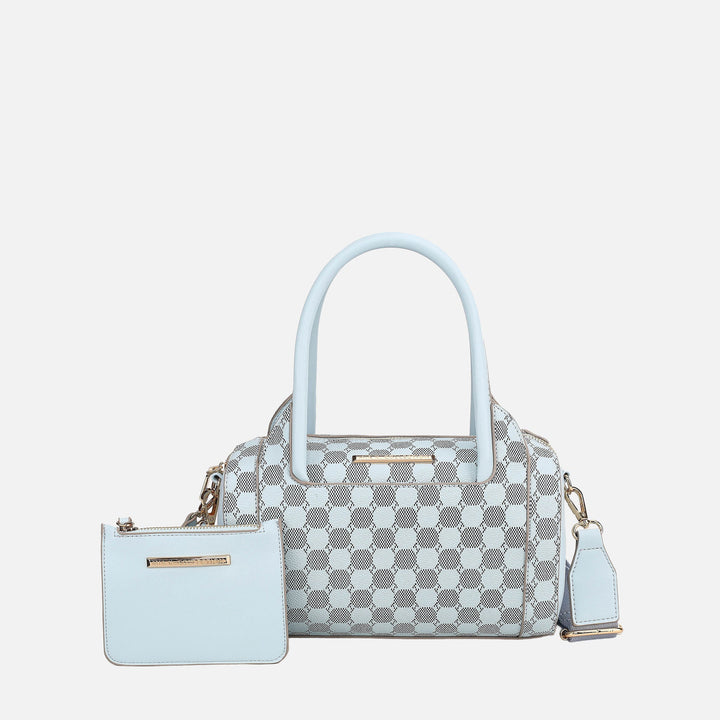 Pink MKF Collection By Mia K Adhara Shoulder Bag With Pouch