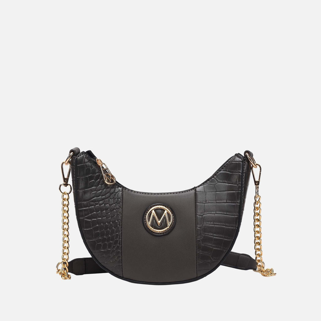 Pink MKF Collection By Mia K Amira Embossed Crossbody Bag