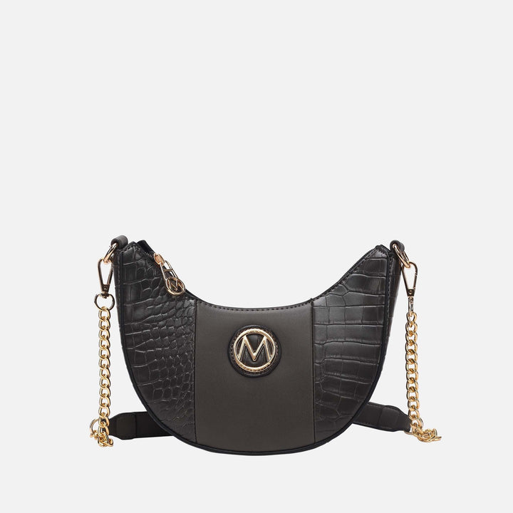 Pink MKF Collection By Mia K Amira Embossed Crossbody Bag