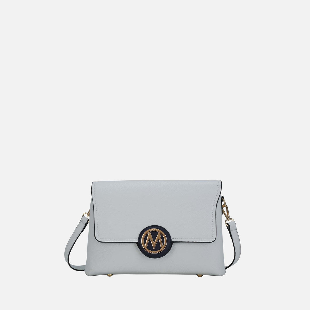 Taupe MKF Collection By Mia K Johanna Multi Compartment Crossbody Bag