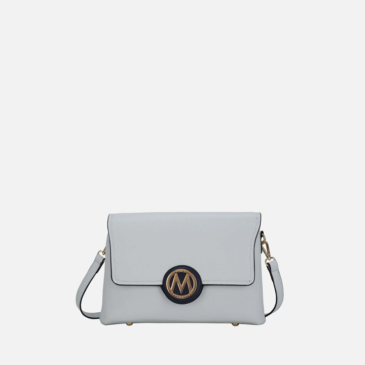 Taupe MKF Collection By Mia K Johanna Multi Compartment Crossbody Bag