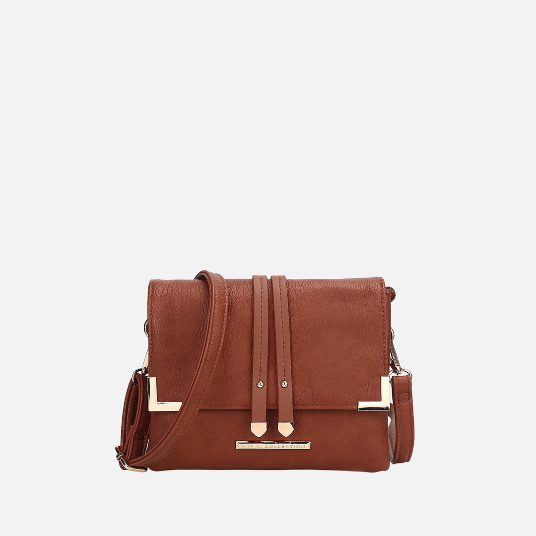 Wine MKF Collection By Mia K Valeska Crossbody Bag