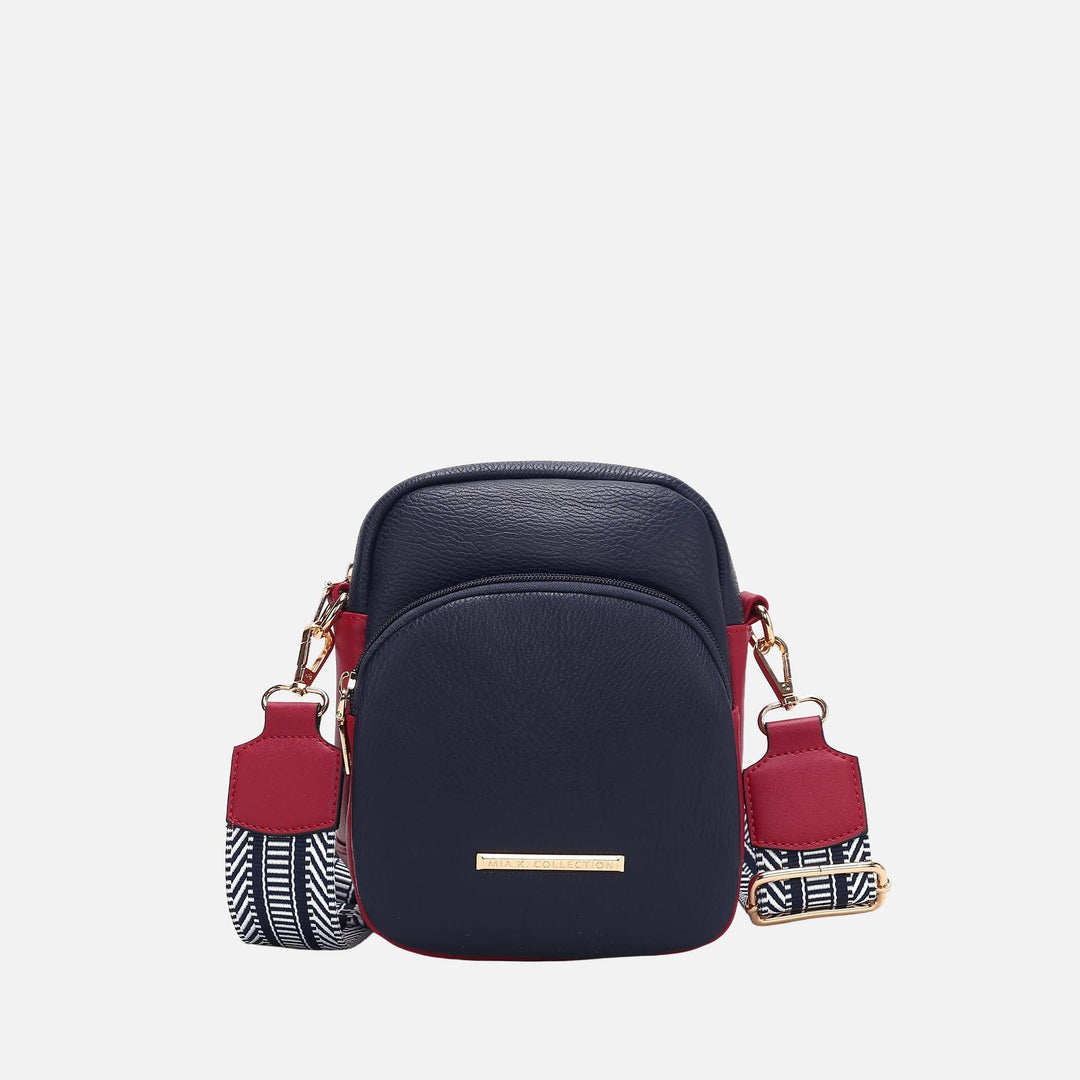Black MKF Collection By Mia K Rachel Crossbody Bag