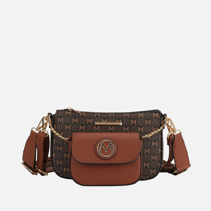 MKF Collection By Mia K Ciri Double Bag