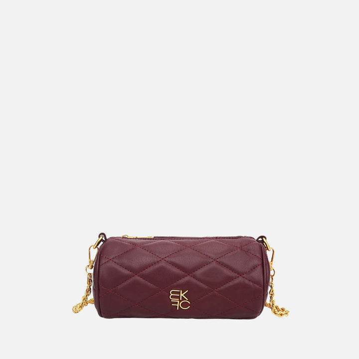 Wine MKF Collection By Mia K Lexa Crossbody Bag