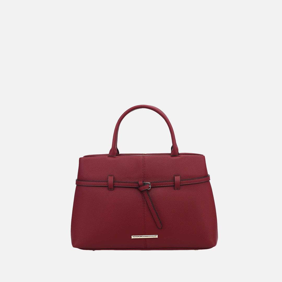 Mauve MKF Collection By Mia K Rubia Satchel Bag