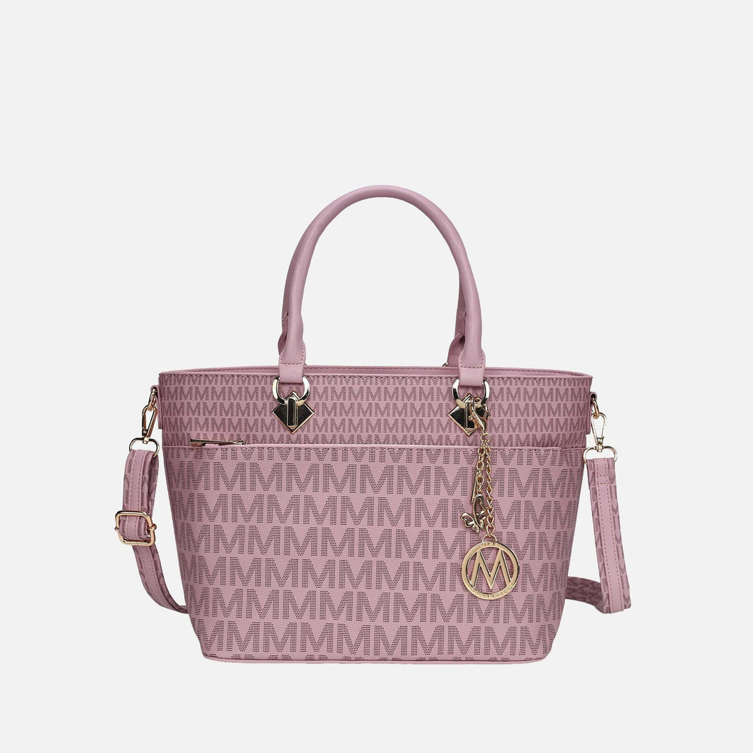 Tan MKF Collection By Mia K Yonah Signature Tote Bag