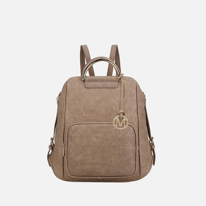 Charcoal Grey MKF Collection By Mia K Torra Signature Backpack