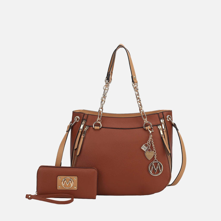 MKF Collection By Mia K Lina Shoulder Bag And Wallet Set