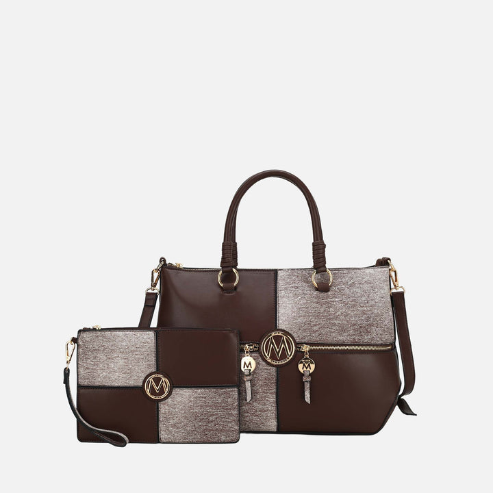 MKF Collection By Mia K Maji Tote Bag And Set