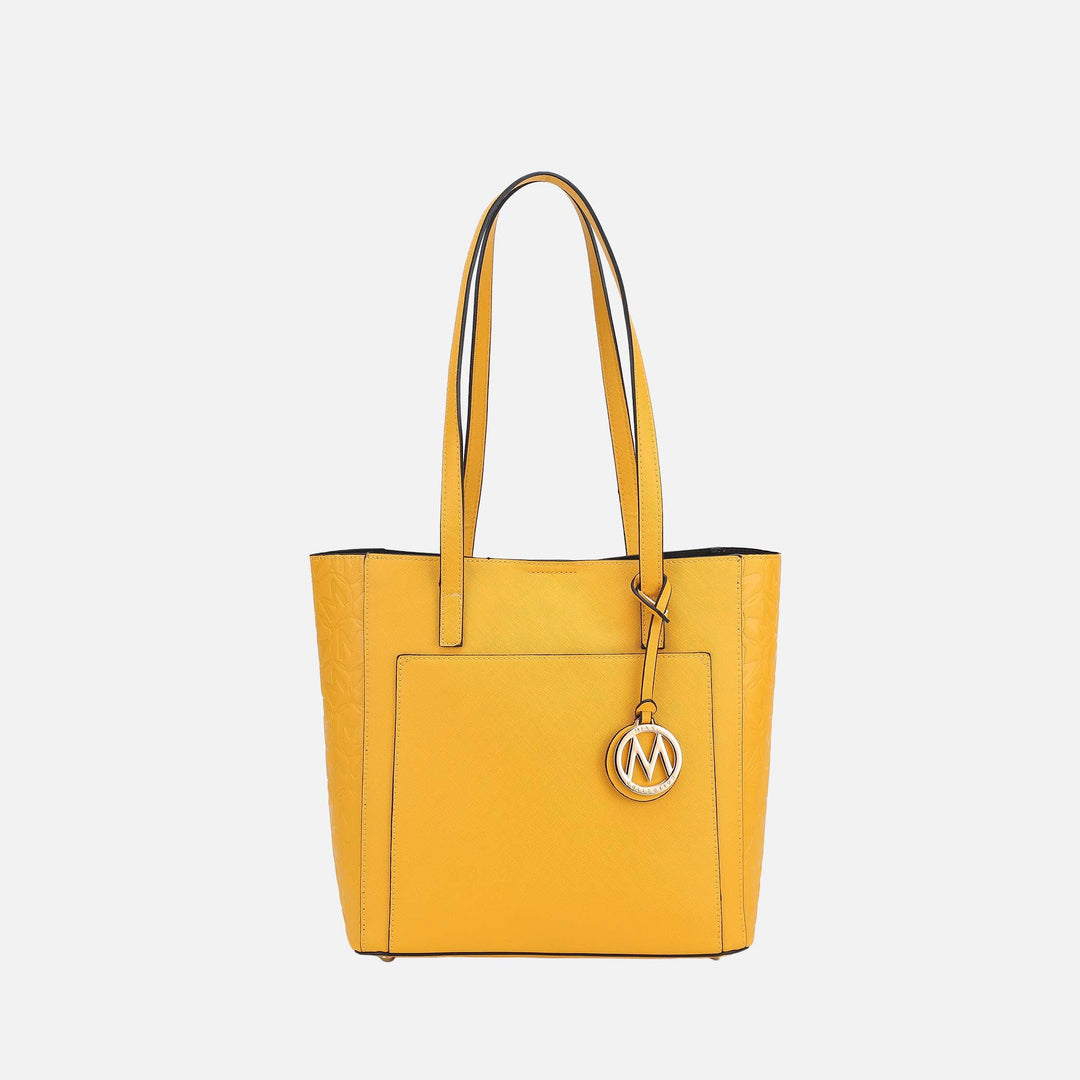 Charcoal Grey MKF Collection By Mia K Leah Tote Bag