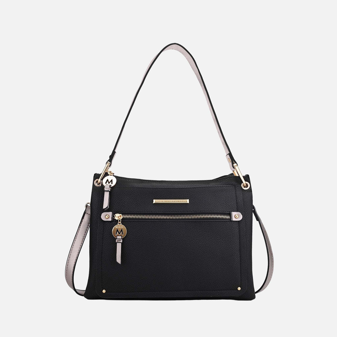 Charcoal Grey MKF Collection By Mia K Aliyah Shoulder Bag