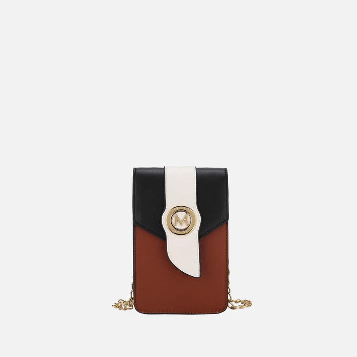 Black MKF Collection By Mia K Dixie Phone Crossbody Bag