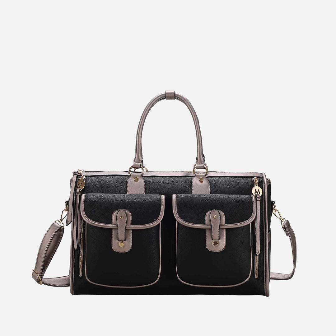 Mustard MKF Collection By Mia K Genevieve Weekender Bag