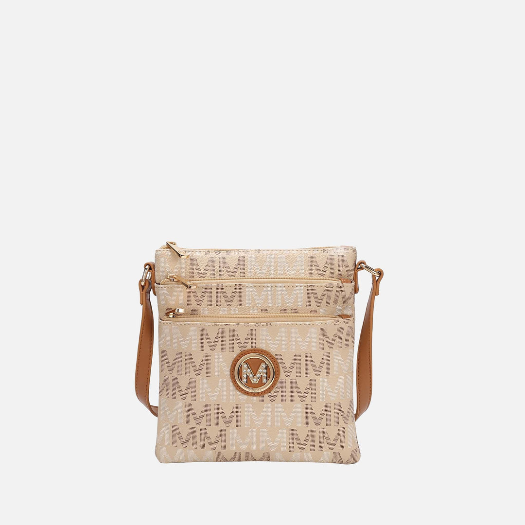 Purple MKF Collection By Mia K Lemuel Signature Crossbody Bag