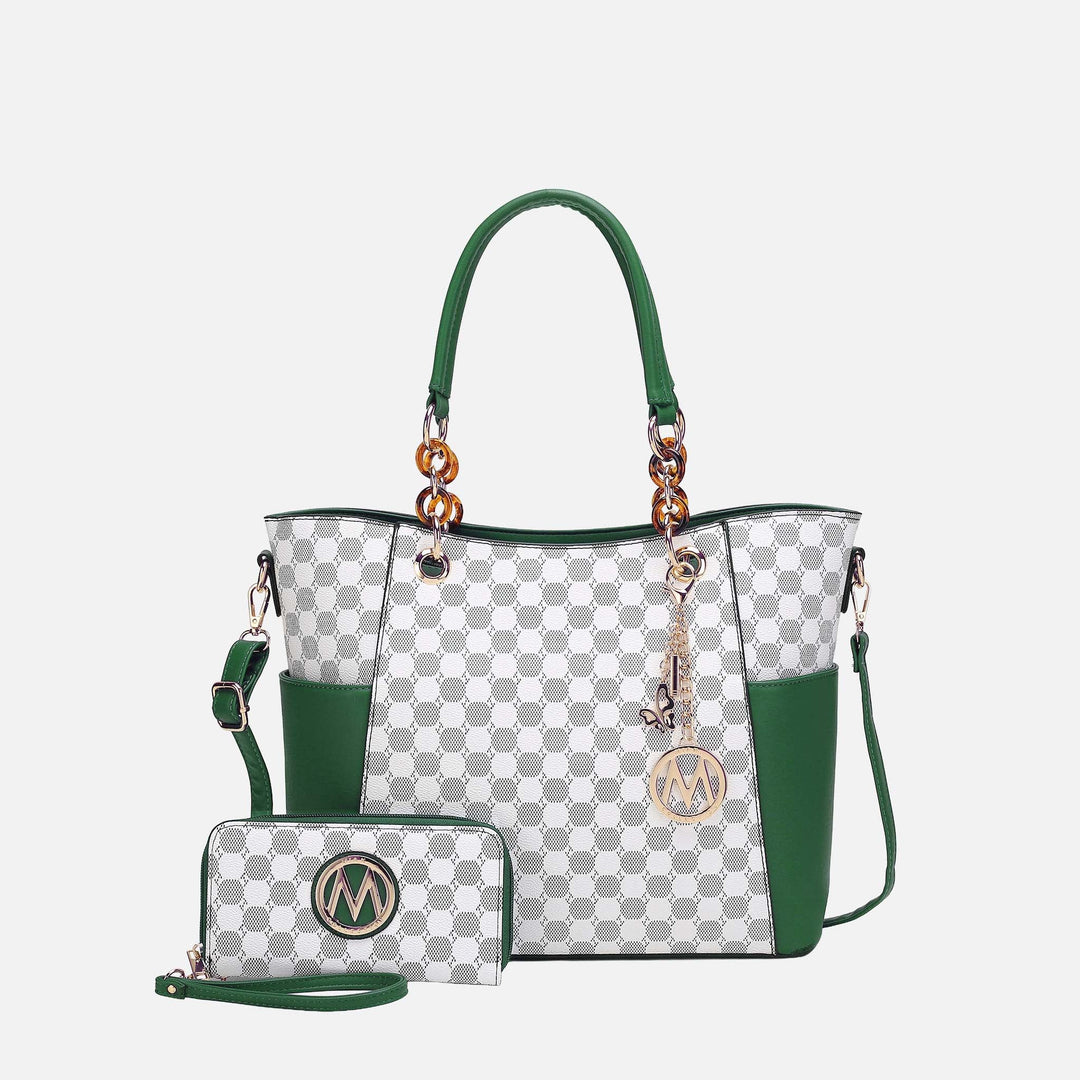 Hunter MKF Collection By Mia K Merlina Tote Bag And Wallet Set