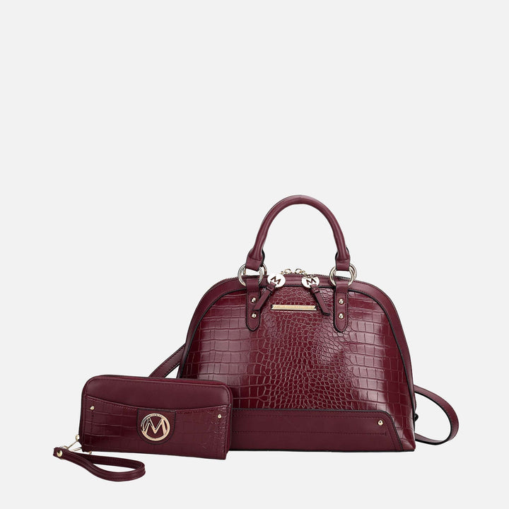 Red MKF Collection By Mia K Nora Shoulder Bag