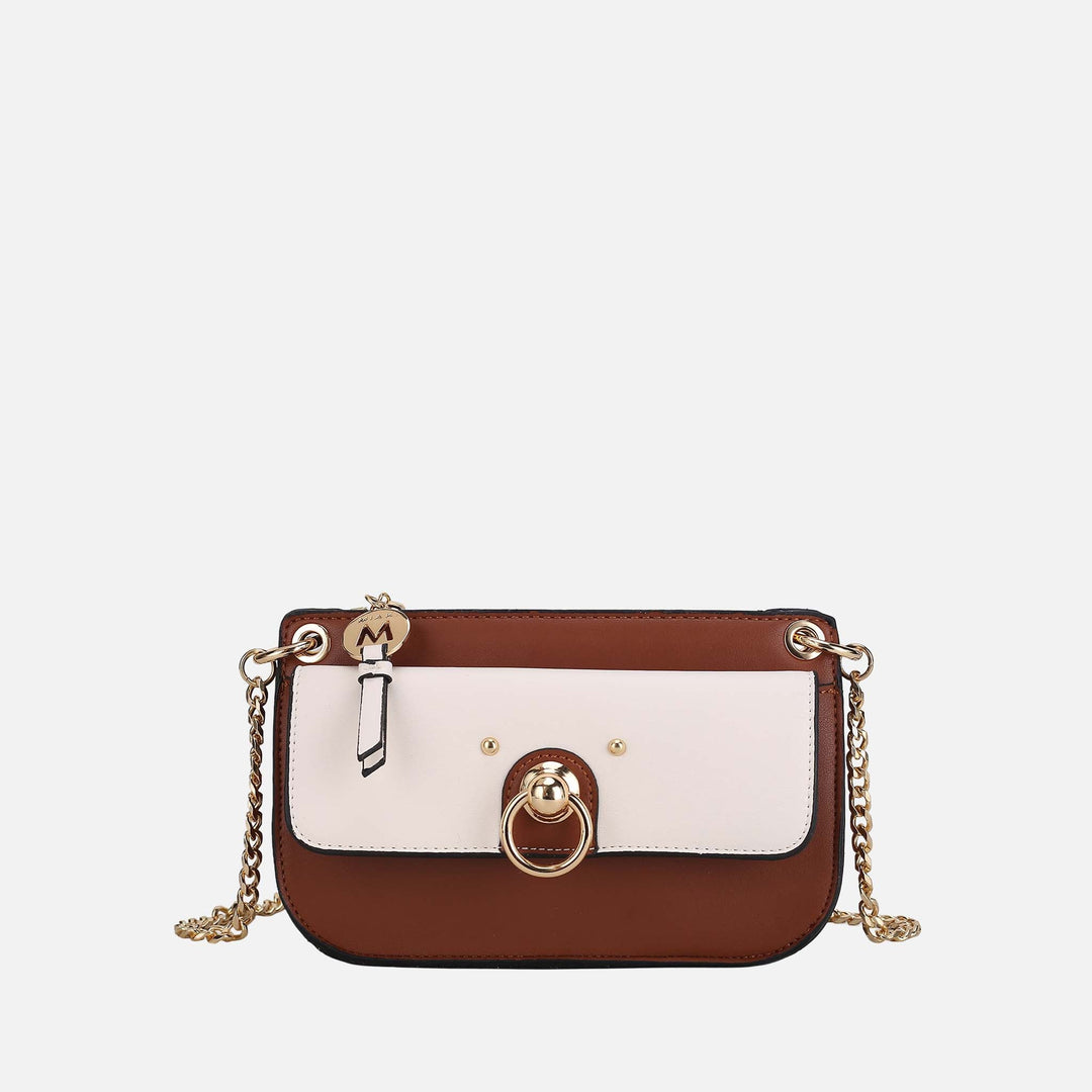 Taupe MKF Collection By Mia K Jill Mini Crossbody Bag