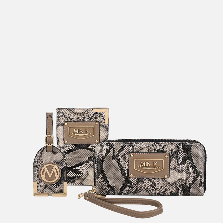 MKF Collection By Mia K Darla Wallet And Travel Set