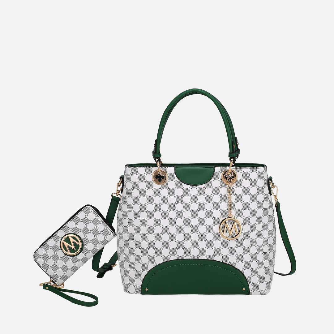 Hunter MKF Collection By Mia K Gabriella Handbag And Wallet Set