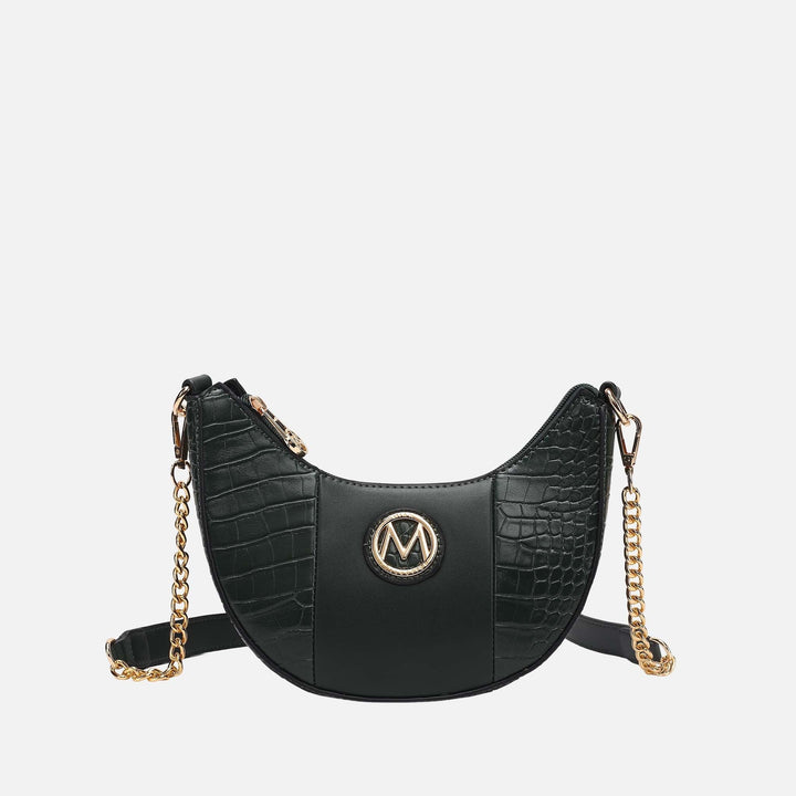 Purple MKF Collection By Mia K Amira Embossed Crossbody Bag