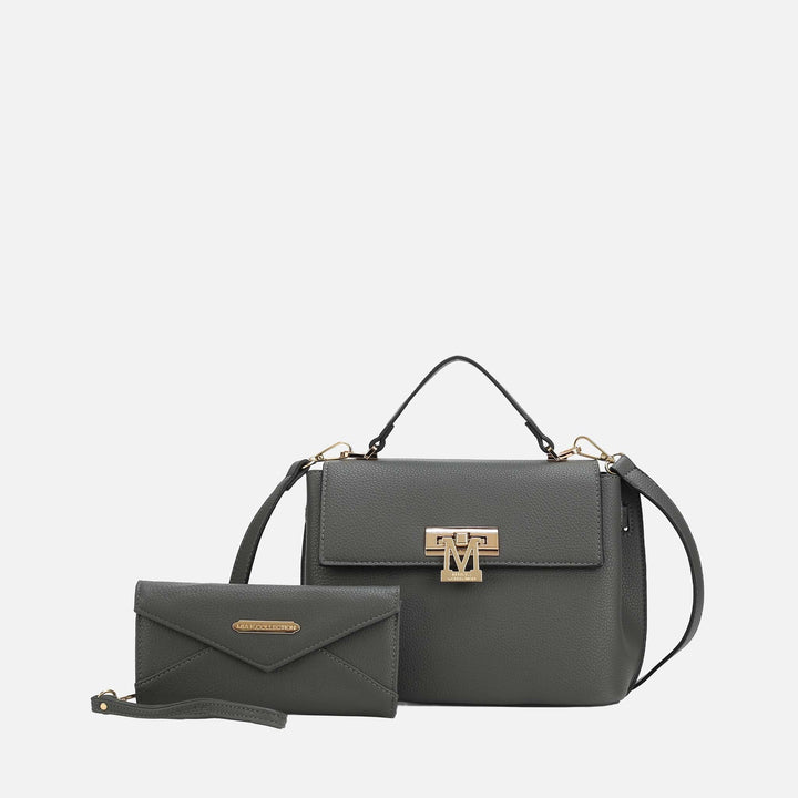 Golden Poppy MKF Collection By Mia K Hadley Shoulder Bag And Set