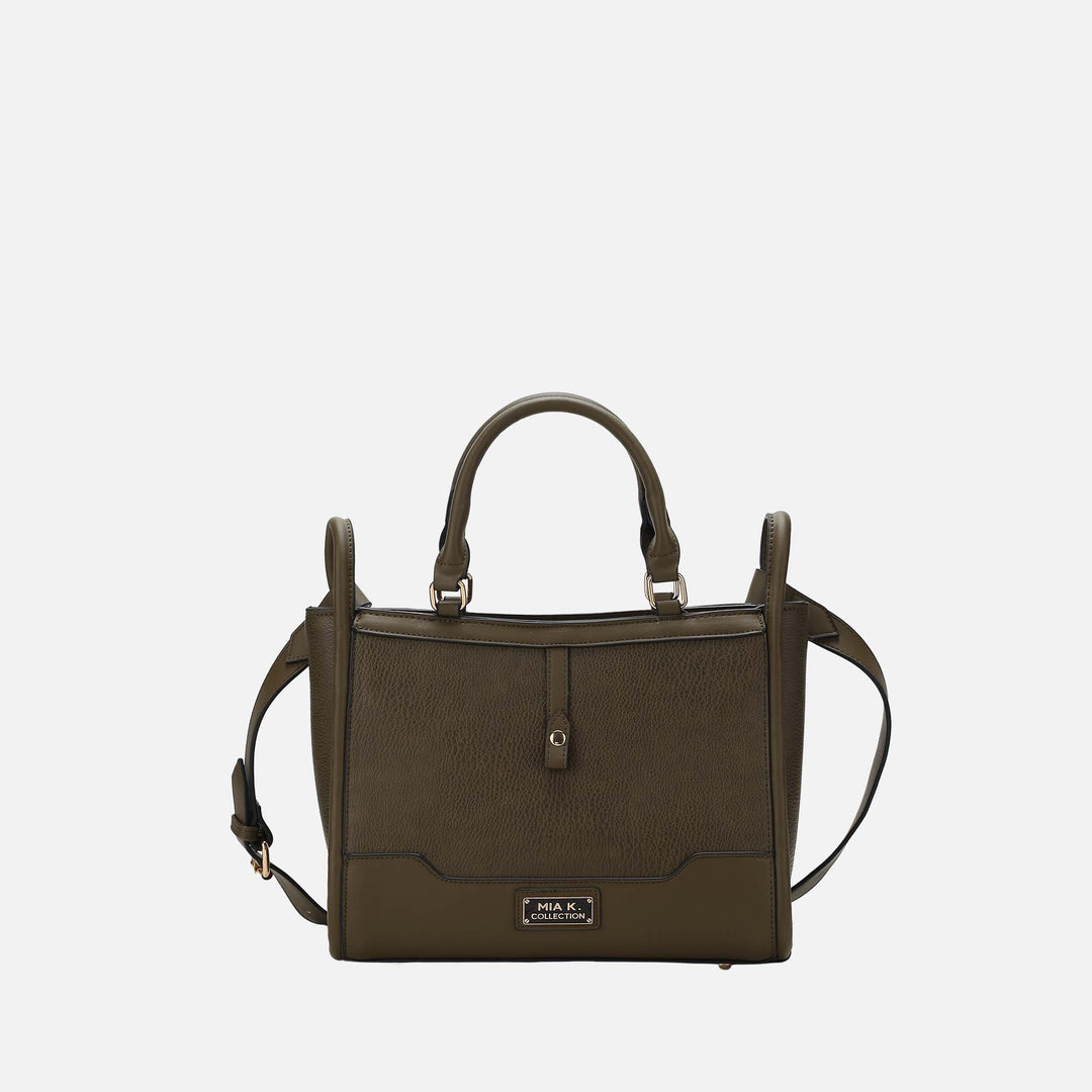 Midnight Blue MKF Collection By Mia K Melody Vegan Leather Tote