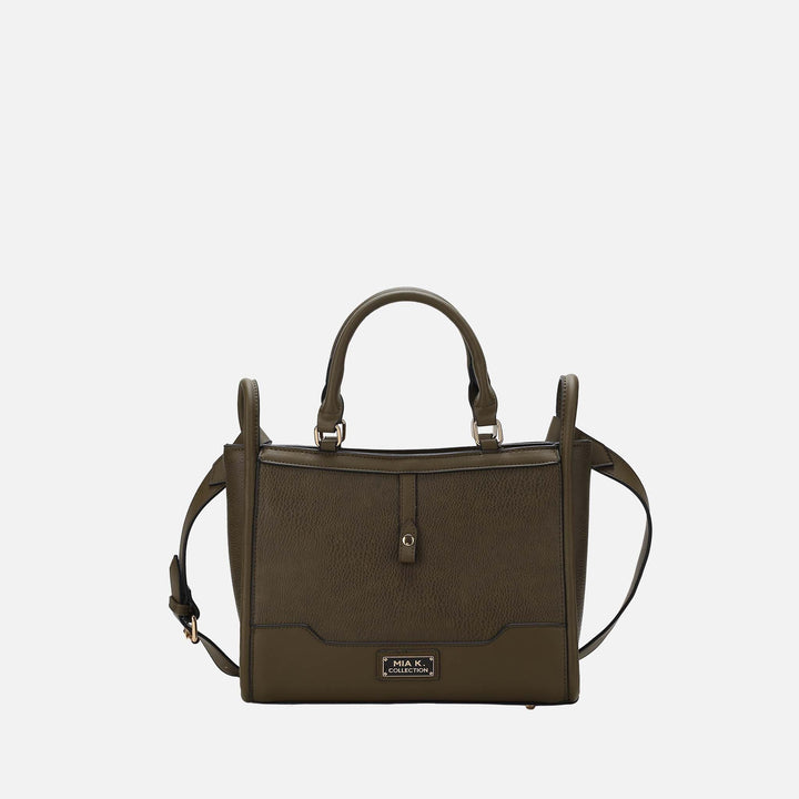 Midnight Blue MKF Collection By Mia K Melody Vegan Leather Tote