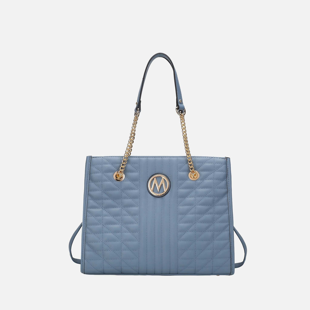 Pewter MKF Collection By Mia K Makenna Shoulder Bag