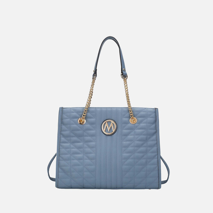 Pewter MKF Collection By Mia K Makenna Shoulder Bag
