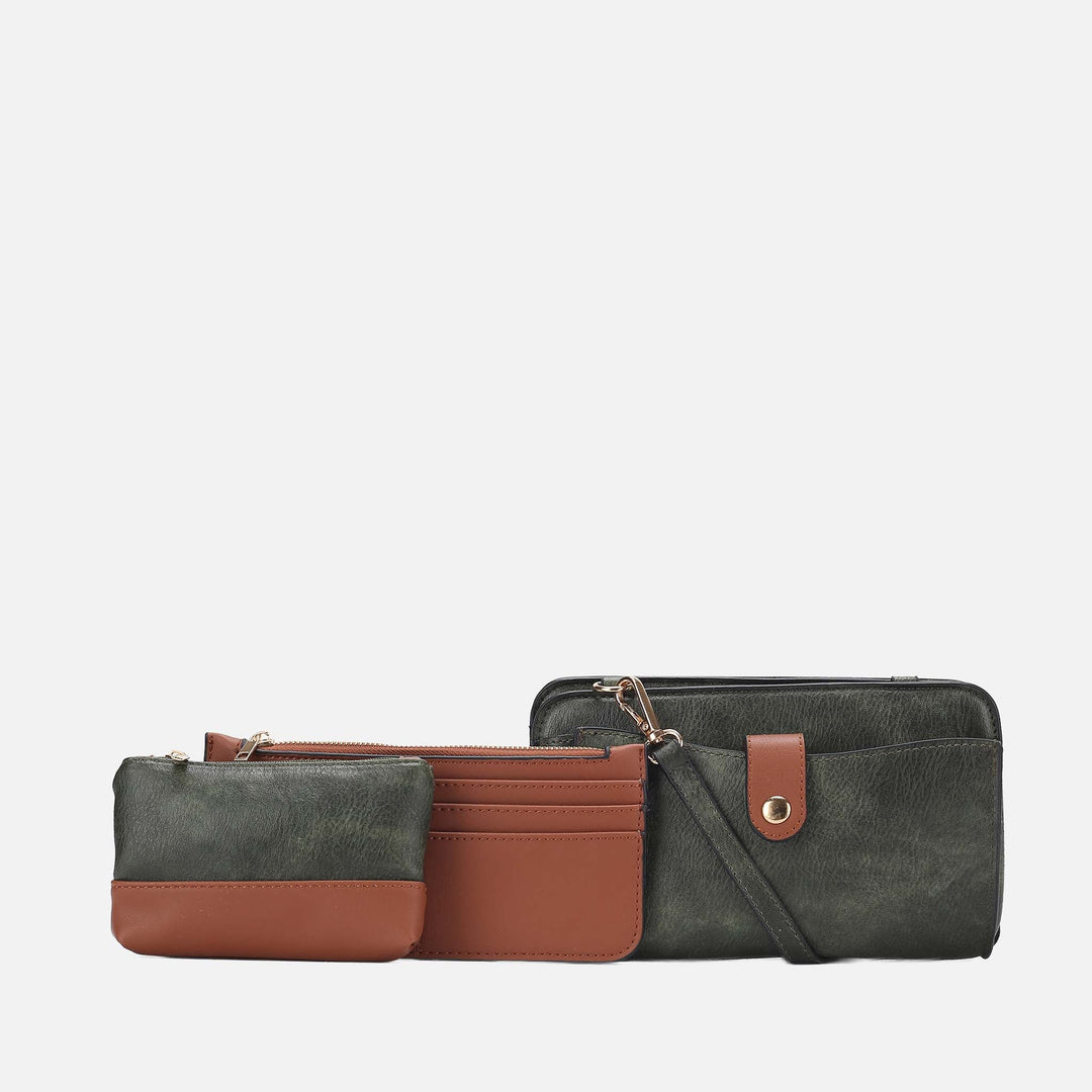 Hunter MKF Collection By Mia K Muriel Crossbody Bag And Card Holder Set