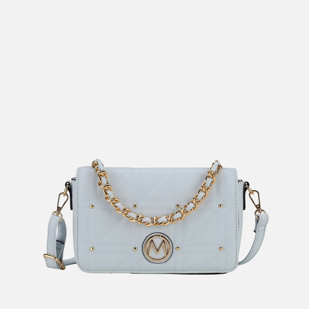 Pewter MKF Collection By Mia K Arabella Crossbody Bag