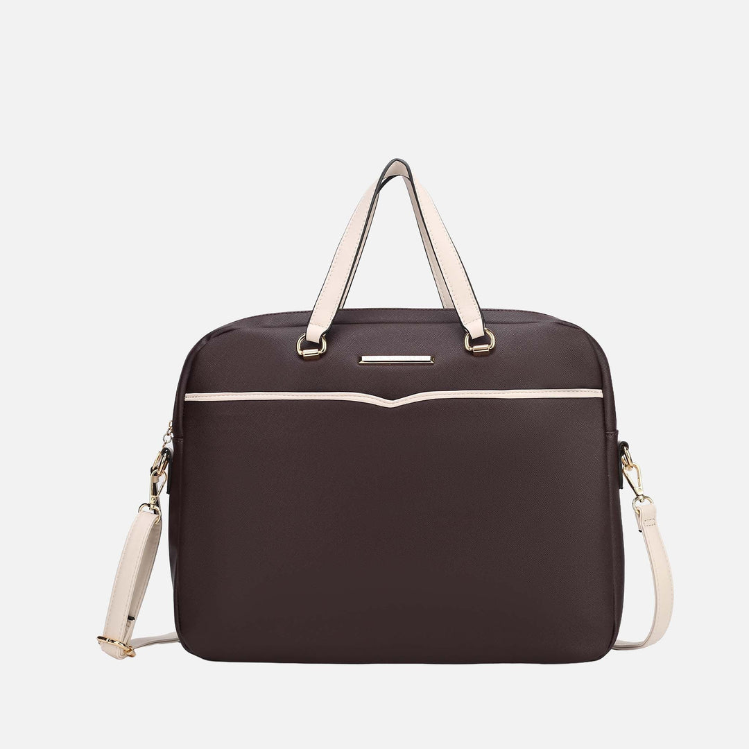 Navy MKF Collection By Mia K Rose Laptop Case