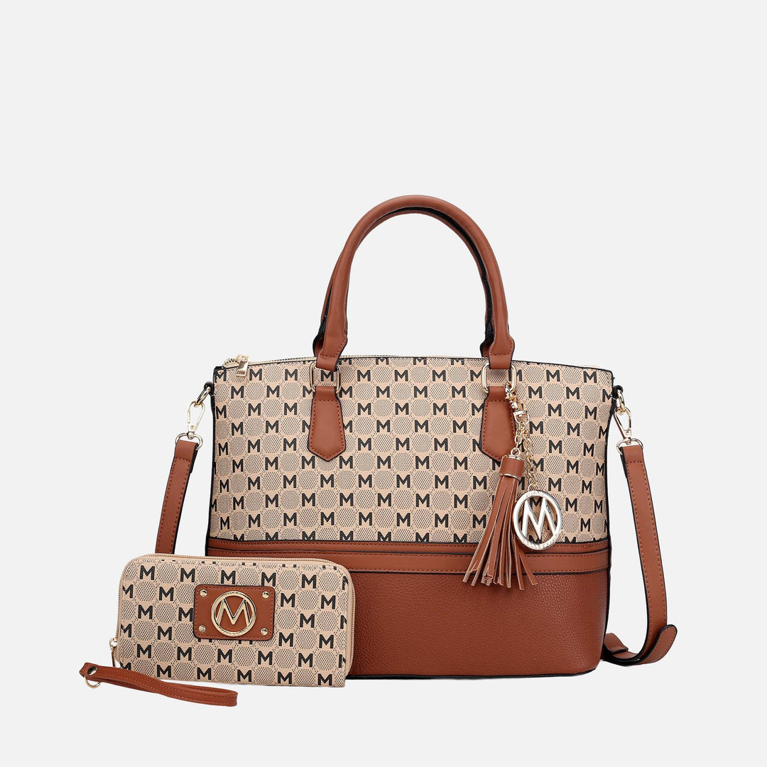 MKF Collection By Mia K Saylor Tote Bag And Wallet Set