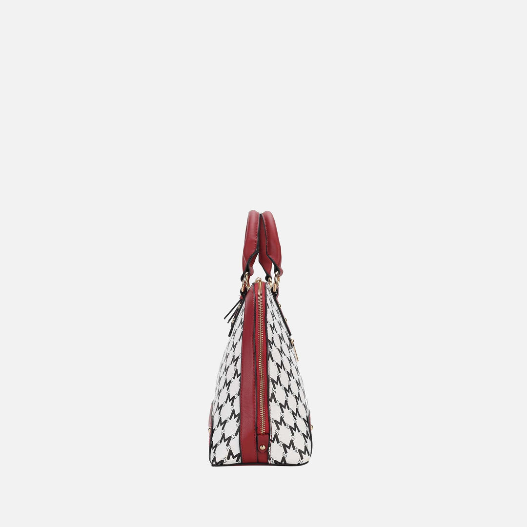 Cognac Brown MKF Collection By Mia K Frida Shoulder Bag And Set