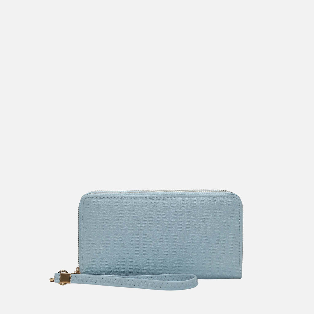 Gray MKF Collection By Mia K Lisbette Signature Wallet