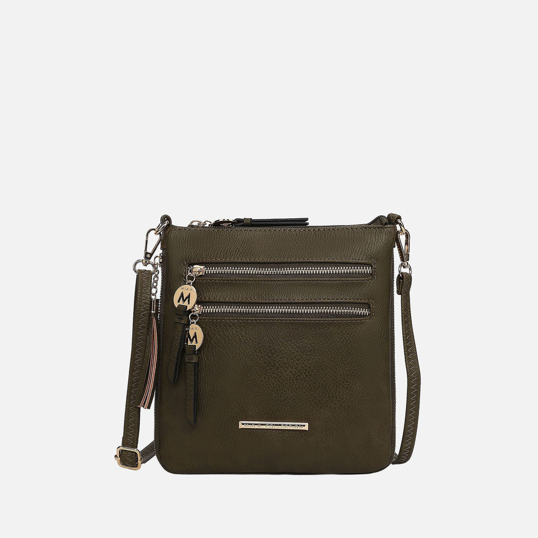 Red MKF Collection By Mia K Angelina Expandable Crossbody Bag