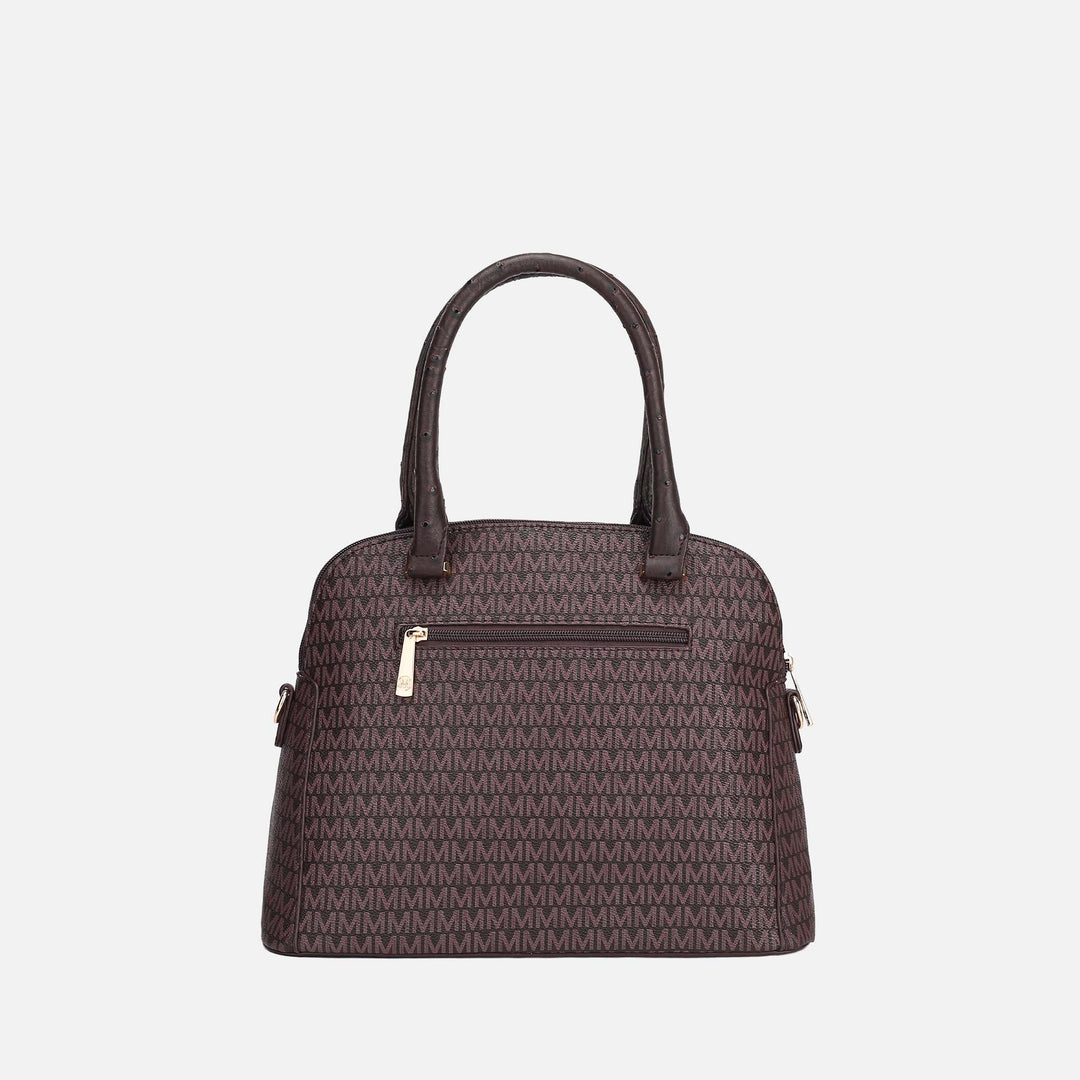 Brown MKF Collection By Mia K Fiona Signature Tote Bag