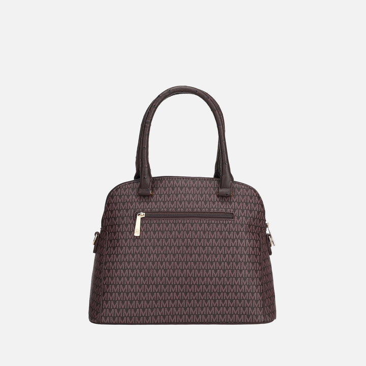 Brown MKF Collection By Mia K Fiona Signature Tote Bag