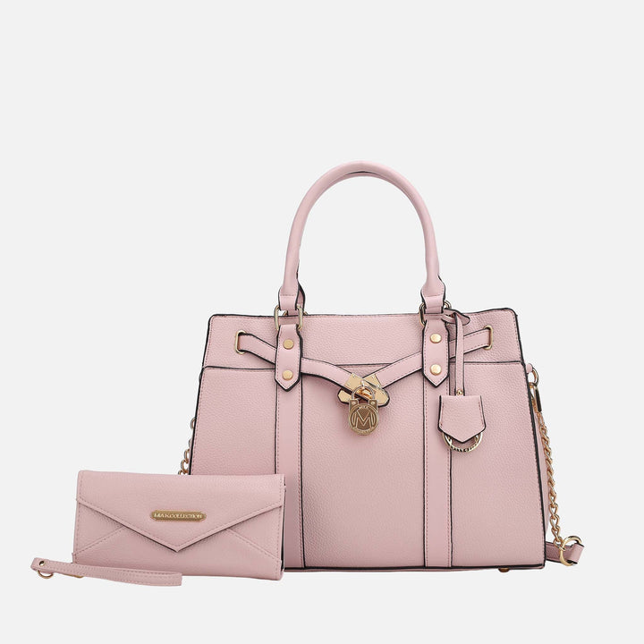 Purple MKF Collection By Mia K Christine L Shoulder And Wallet Set