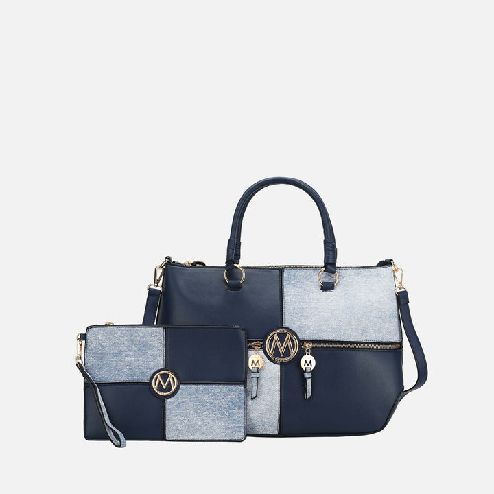 Pink MKF Collection By Mia K Maji Tote Bag And Set