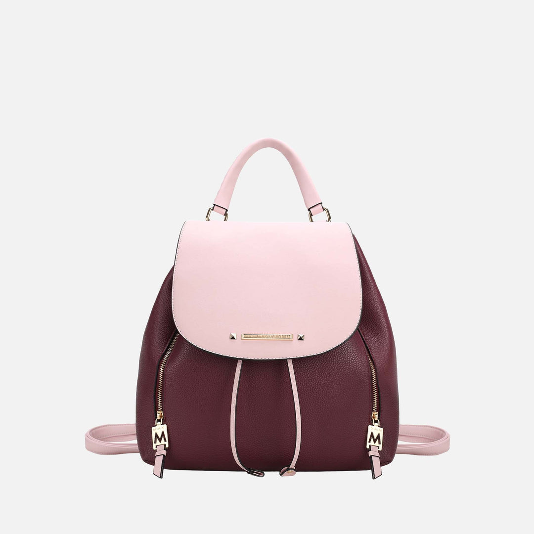 Cognac Brown MKF Collection By Mia K Kimberly Backpack 1