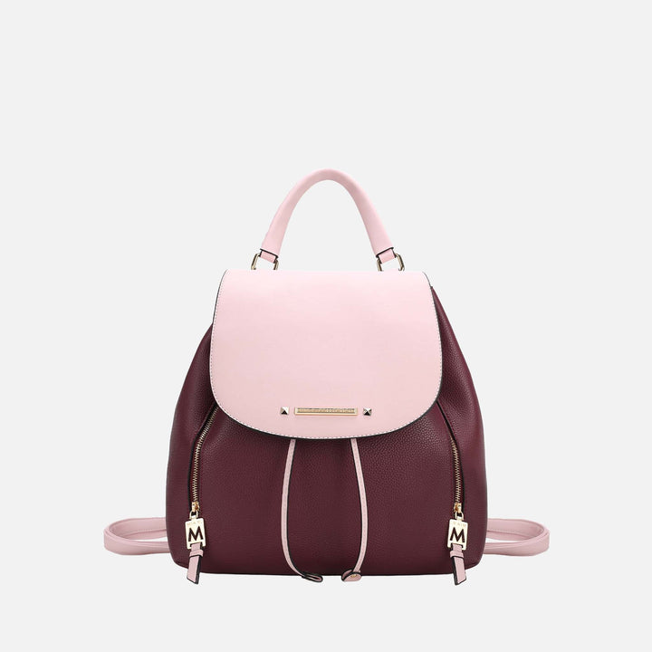 Cognac Brown MKF Collection By Mia K Kimberly Backpack 1