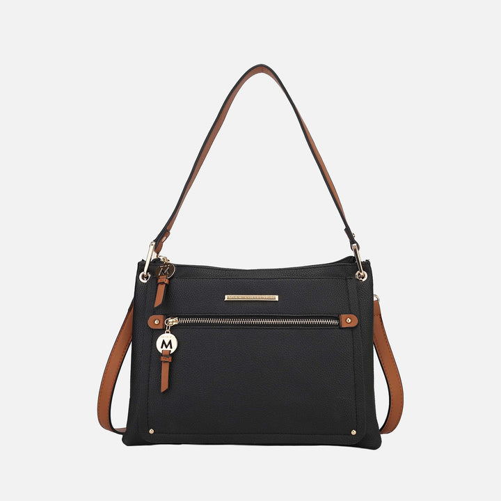 Cognac Brown MKF Collection By Mia K Aliyah Shoulder Bag