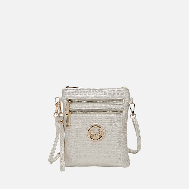 Chocolate MKF Collection By Mia K Andrea Signature Crossbody Bag